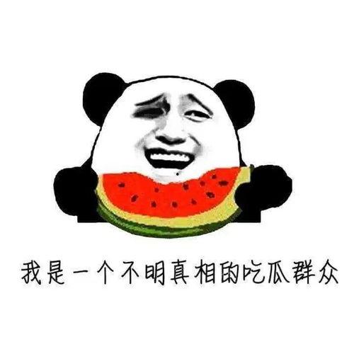 你像个吃瓜群众