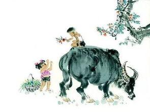 牧童骑黄牛吃瓜  第3张